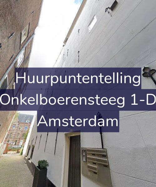 Foto gevel Huurpuntentelling voor Onkelboerensteeg 1-D, Amsterdam