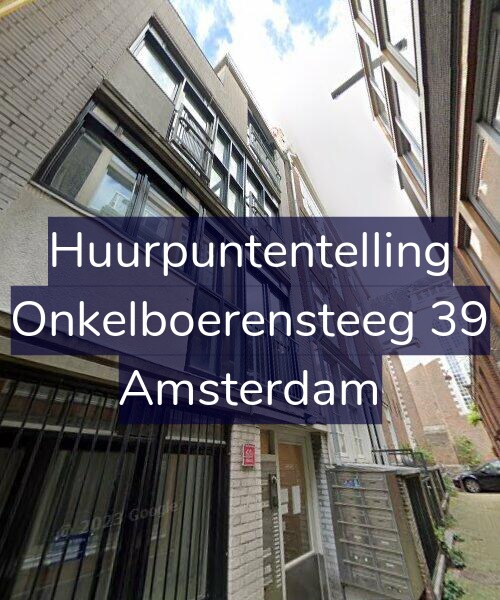 Foto gevel Huurpuntentelling voor Onkelboerensteeg 39, Amsterdam