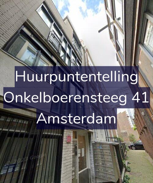 Foto gevel Huurpuntentelling voor Onkelboerensteeg 41, Amsterdam