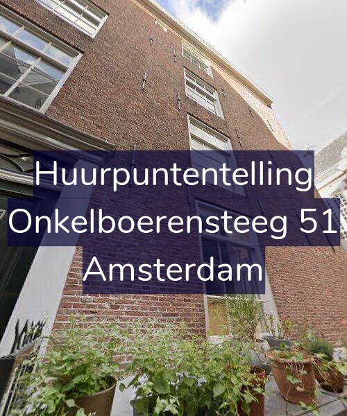 Foto gevel Huurpuntentelling voor Onkelboerensteeg 51, Amsterdam