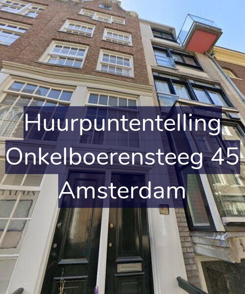 Foto gevel Huurpuntentelling voor Onkelboerensteeg 45, Amsterdam
