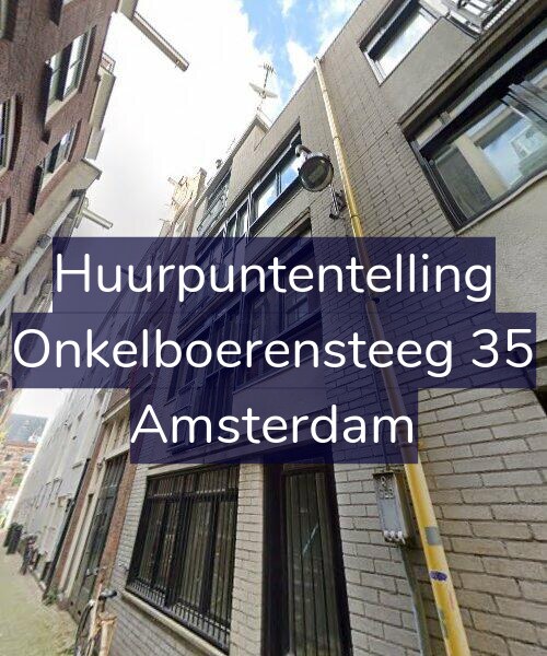 Foto gevel Huurpuntentelling voor Onkelboerensteeg 35, Amsterdam