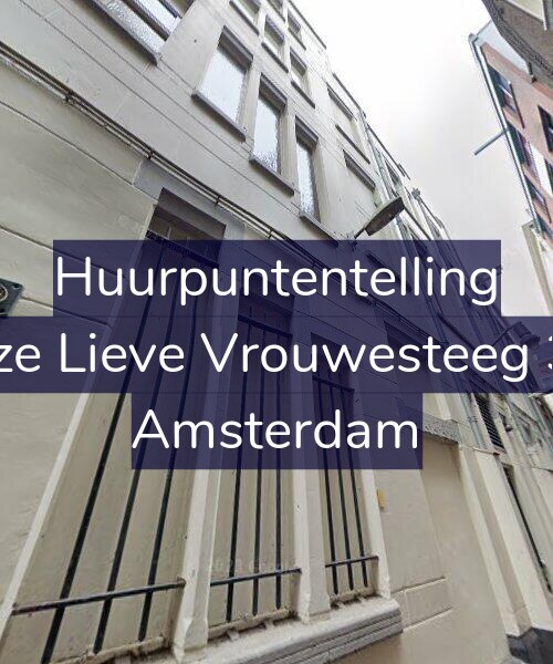 Foto gevel Huurpuntentelling voor Onze Lieve Vrouwesteeg 3-C, Amsterdam