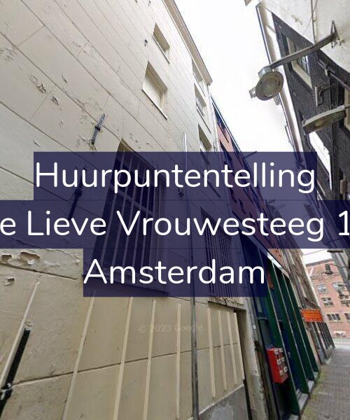 Foto gevel Huurpuntentelling voor Onze Lieve Vrouwesteeg 17-C, Amsterdam