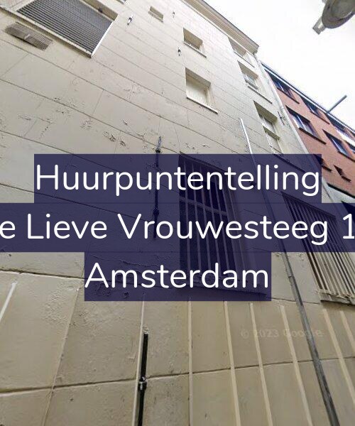 Foto gevel Huurpuntentelling voor Onze Lieve Vrouwesteeg 17-D, Amsterdam