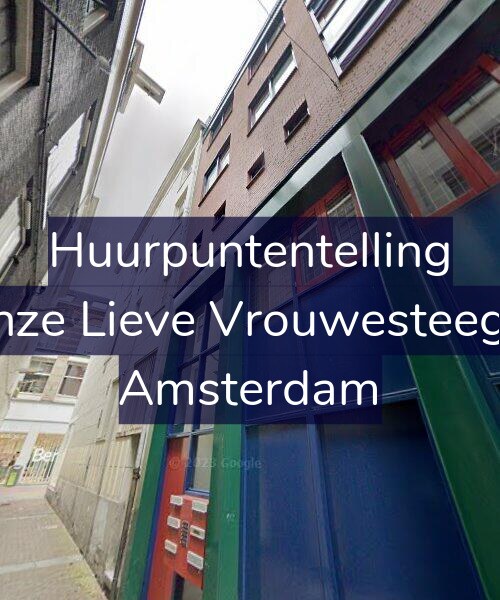 Foto gevel Huurpuntentelling voor Onze Lieve Vrouwesteeg 8, Amsterdam