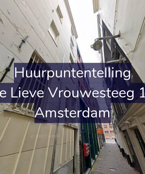 Foto gevel Huurpuntentelling voor Onze Lieve Vrouwesteeg 17-A, Amsterdam