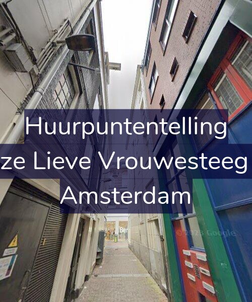 Foto gevel Huurpuntentelling voor Onze Lieve Vrouwesteeg 16, Amsterdam