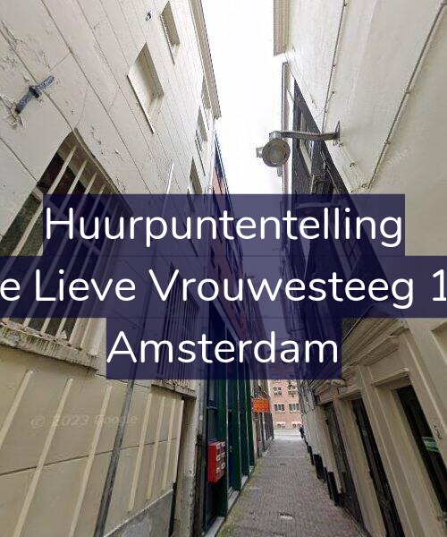 Foto gevel Huurpuntentelling voor Onze Lieve Vrouwesteeg 17-B, Amsterdam