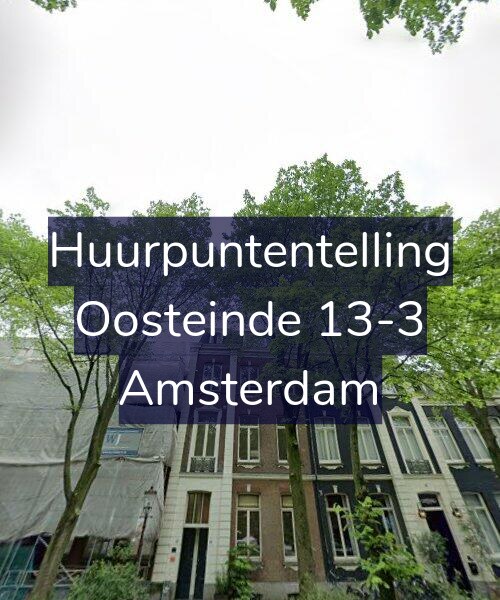 Foto gevel Huurpuntentelling voor Oosteinde 13-3, Amsterdam