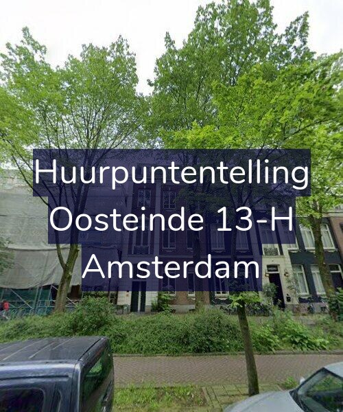 Foto gevel Huurpuntentelling voor Oosteinde 13-H, Amsterdam