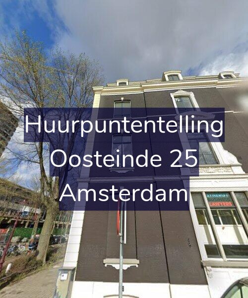 Foto gevel Huurpuntentelling voor Oosteinde 25, Amsterdam