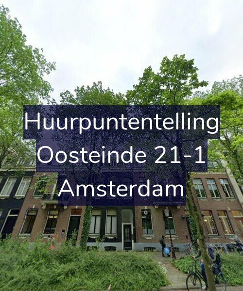 Foto gevel Huurpuntentelling voor Oosteinde 21-1, Amsterdam
