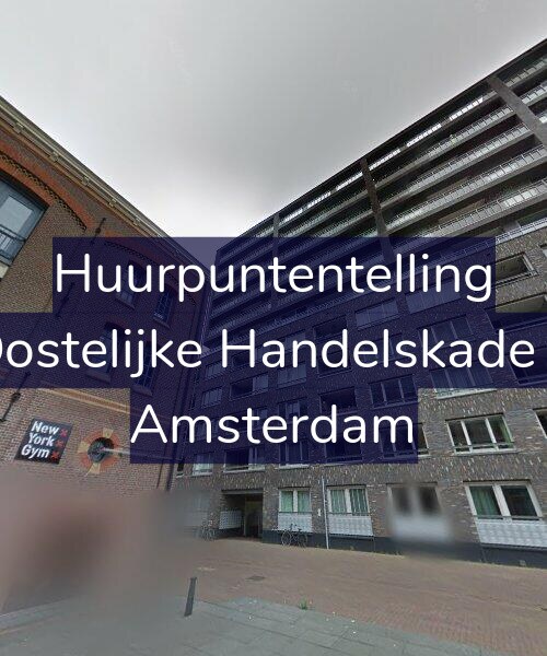 Foto gevel Huurpuntentelling voor Oostelijke Handelskade 1, Amsterdam