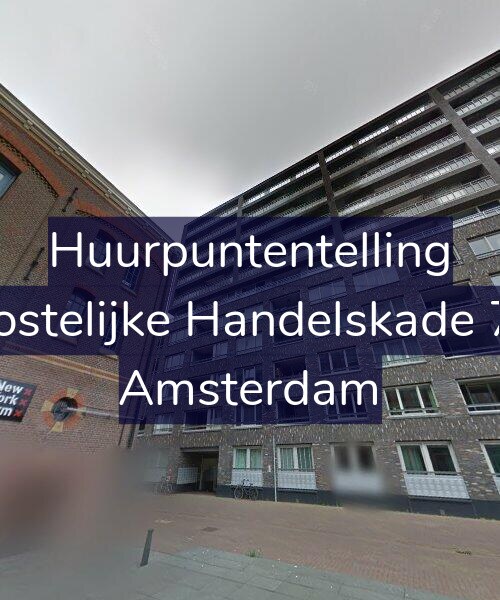 Foto gevel Huurpuntentelling voor Oostelijke Handelskade 73, Amsterdam