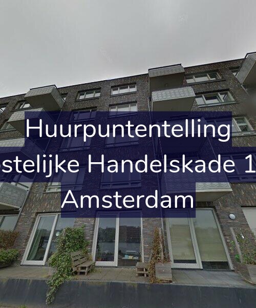 Foto gevel Huurpuntentelling voor Oostelijke Handelskade 101, Amsterdam