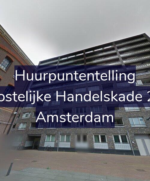 Foto gevel Huurpuntentelling voor Oostelijke Handelskade 23, Amsterdam