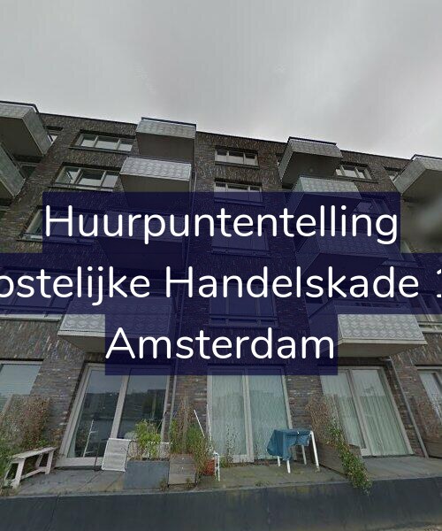 Foto gevel Huurpuntentelling voor Oostelijke Handelskade 11, Amsterdam