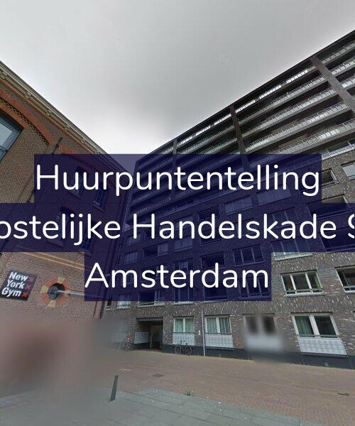 Foto gevel Huurpuntentelling voor Oostelijke Handelskade 97, Amsterdam