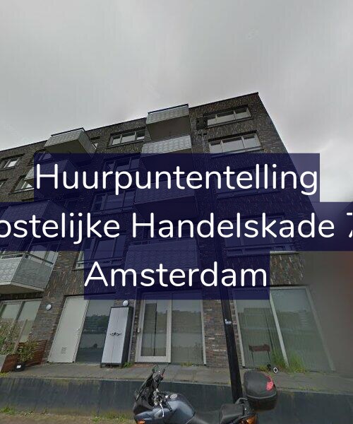 Foto gevel Huurpuntentelling voor Oostelijke Handelskade 75, Amsterdam