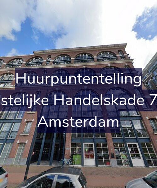 Foto gevel Huurpuntentelling voor Oostelijke Handelskade 747, Amsterdam