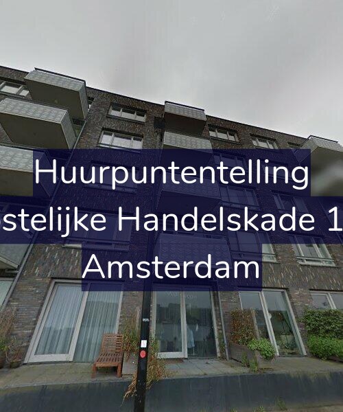 Foto gevel Huurpuntentelling voor Oostelijke Handelskade 103, Amsterdam