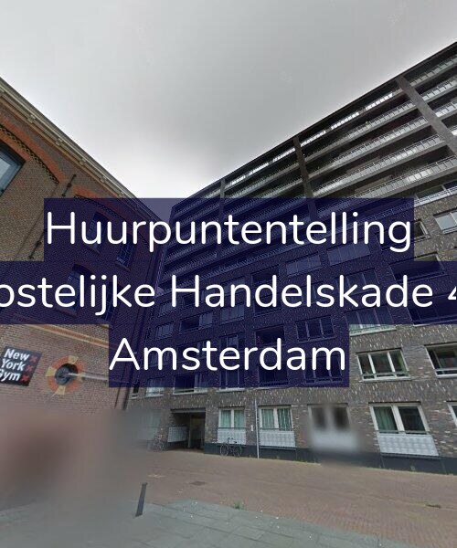 Foto gevel Huurpuntentelling voor Oostelijke Handelskade 49, Amsterdam
