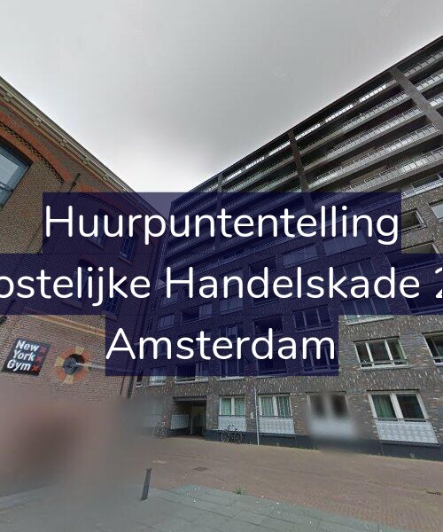 Foto gevel Huurpuntentelling voor Oostelijke Handelskade 25, Amsterdam