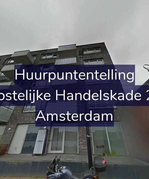 Foto gevel Huurpuntentelling voor Oostelijke Handelskade 27, Amsterdam