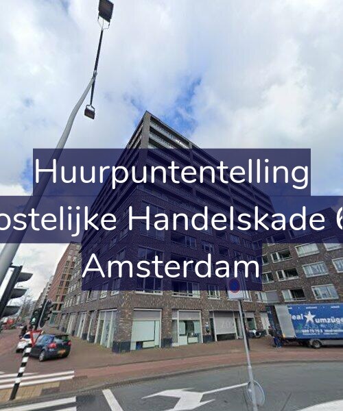 Foto gevel Huurpuntentelling voor Oostelijke Handelskade 63, Amsterdam
