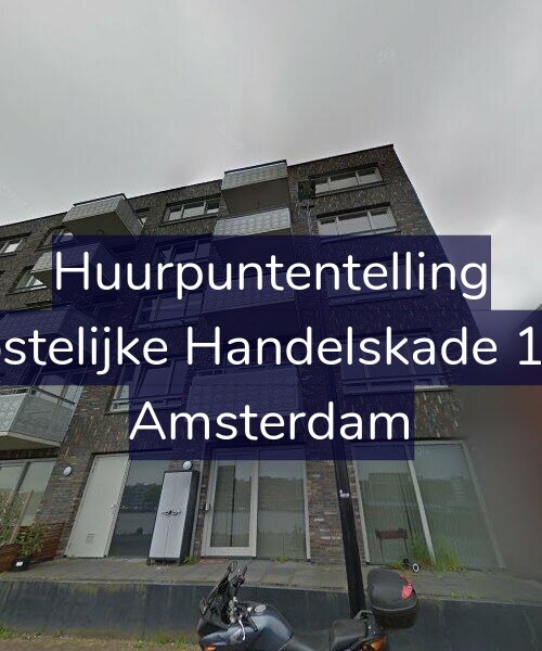 Foto gevel Huurpuntentelling voor Oostelijke Handelskade 123, Amsterdam