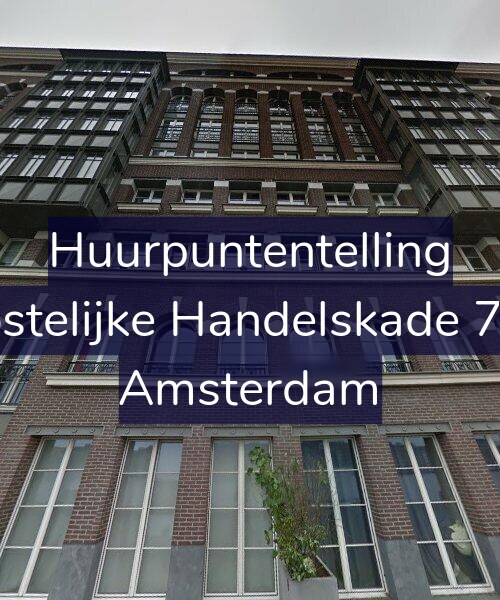 Foto gevel Huurpuntentelling voor Oostelijke Handelskade 757, Amsterdam