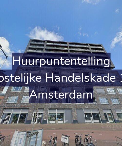 Foto gevel Huurpuntentelling voor Oostelijke Handelskade 19, Amsterdam