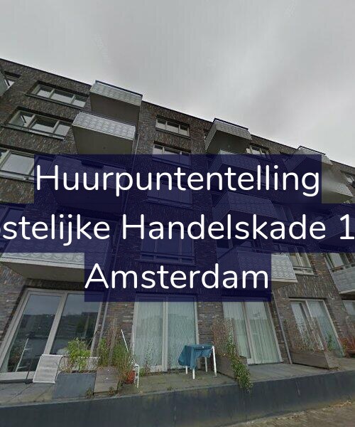 Foto gevel Huurpuntentelling voor Oostelijke Handelskade 105, Amsterdam
