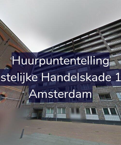 Foto gevel Huurpuntentelling voor Oostelijke Handelskade 121, Amsterdam