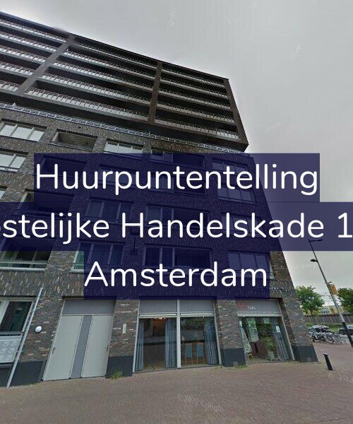 Foto gevel Huurpuntentelling voor Oostelijke Handelskade 131, Amsterdam