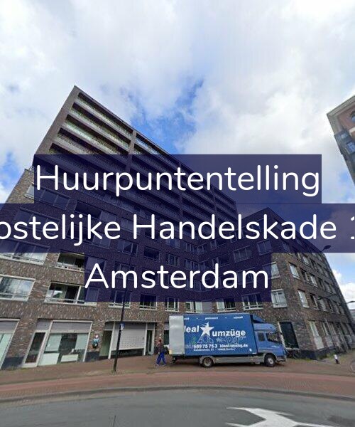 Foto gevel Huurpuntentelling voor Oostelijke Handelskade 13, Amsterdam