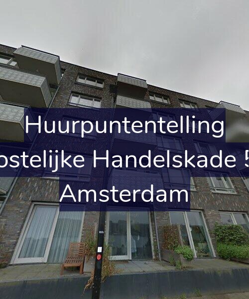 Foto gevel Huurpuntentelling voor Oostelijke Handelskade 55, Amsterdam