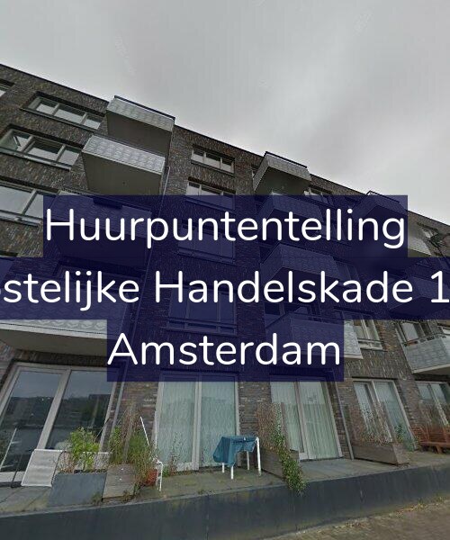 Foto gevel Huurpuntentelling voor Oostelijke Handelskade 125, Amsterdam