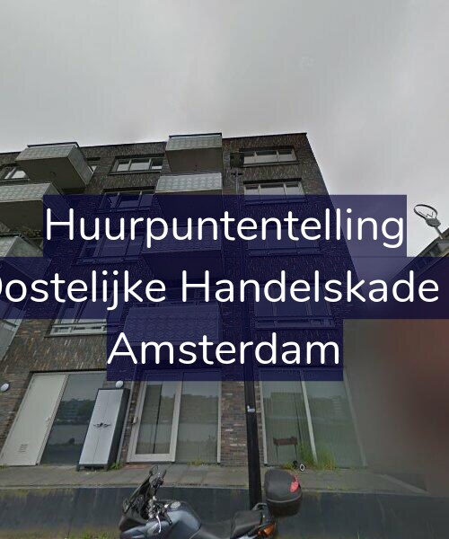 Foto gevel Huurpuntentelling voor Oostelijke Handelskade 3, Amsterdam