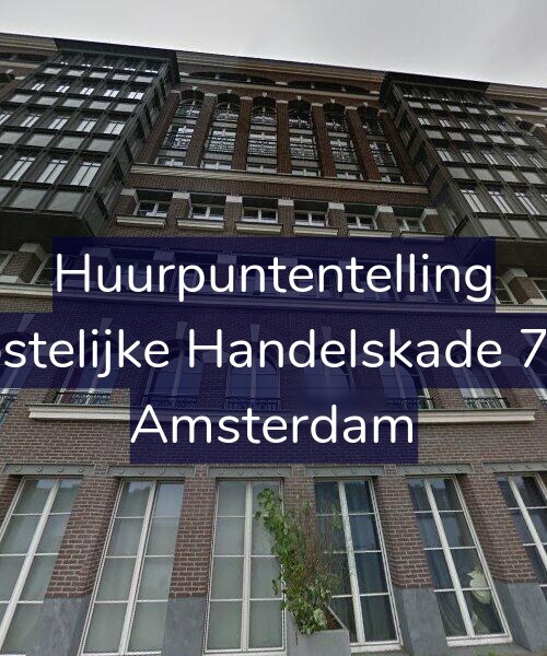 Foto gevel Huurpuntentelling voor Oostelijke Handelskade 755, Amsterdam