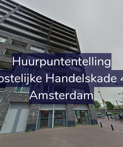Foto gevel Huurpuntentelling voor Oostelijke Handelskade 45, Amsterdam