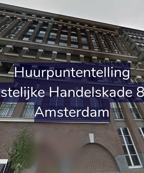 Foto gevel Huurpuntentelling voor Oostelijke Handelskade 829, Amsterdam