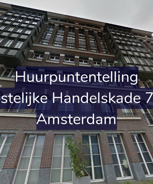Foto gevel Huurpuntentelling voor Oostelijke Handelskade 753, Amsterdam