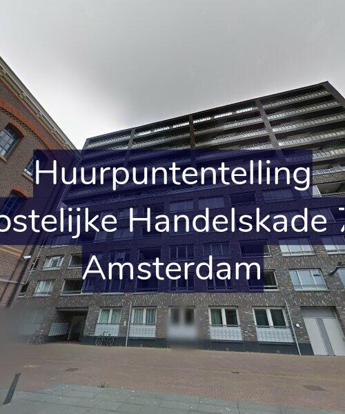 Foto gevel Huurpuntentelling voor Oostelijke Handelskade 71, Amsterdam