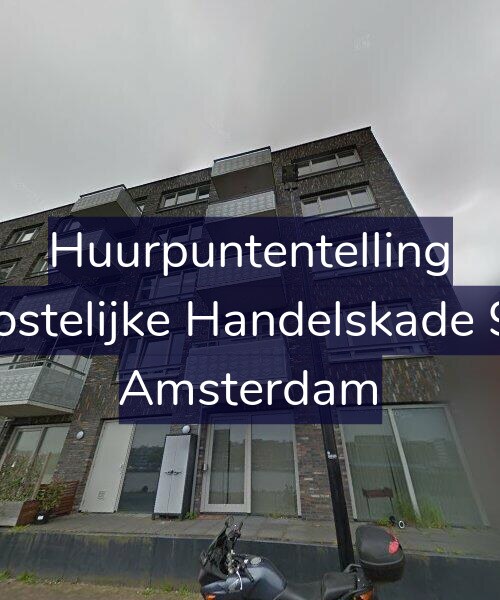 Foto gevel Huurpuntentelling voor Oostelijke Handelskade 99, Amsterdam