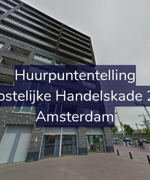 Foto gevel Huurpuntentelling voor Oostelijke Handelskade 21, Amsterdam