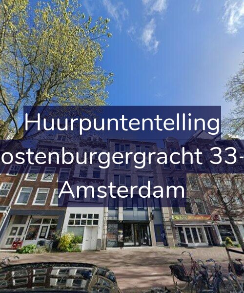 Foto gevel Huurpuntentelling voor Oostenburgergracht 33-F, Amsterdam