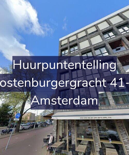 Foto gevel Huurpuntentelling voor Oostenburgergracht 41-B, Amsterdam