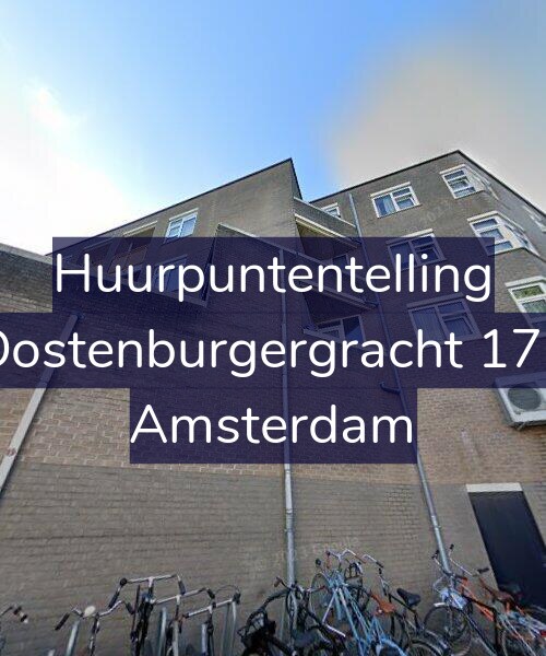 Foto gevel Huurpuntentelling voor Oostenburgergracht 173, Amsterdam